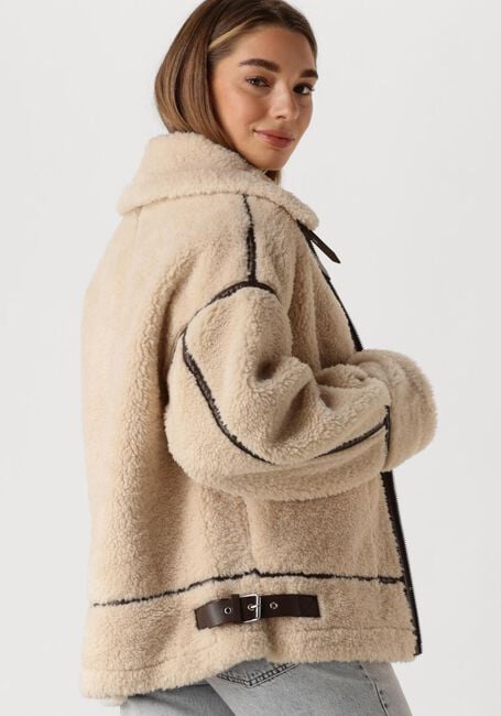 Gebroken wit EDITED Teddy jas ARIANA JACKET - large