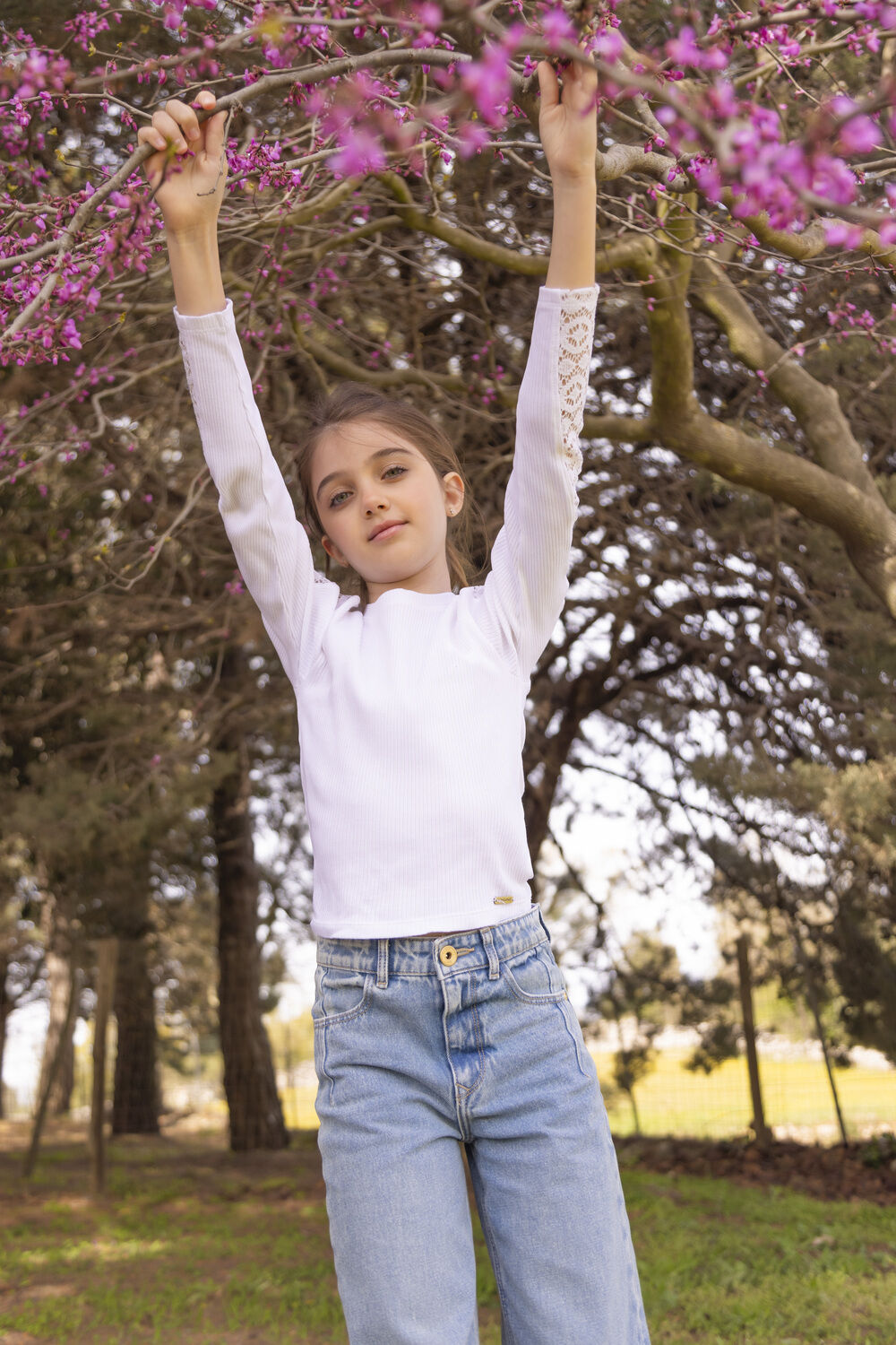 Blauwe VINGINO Wide jeans CASSIE - large