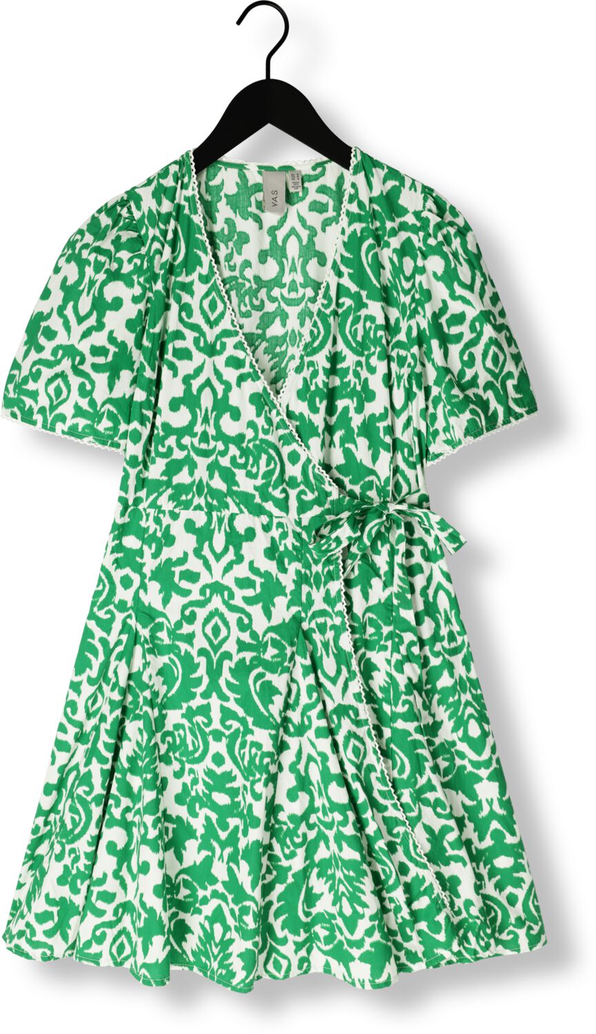 Y.A.S. Dames Jurken Yasgreena 2 4 Wrap Dress Groen