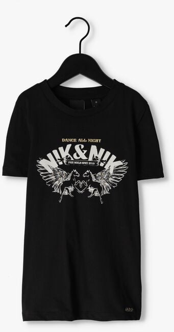 Zwarte NIK & NIK T-shirt ZINA T-SHIRT - large