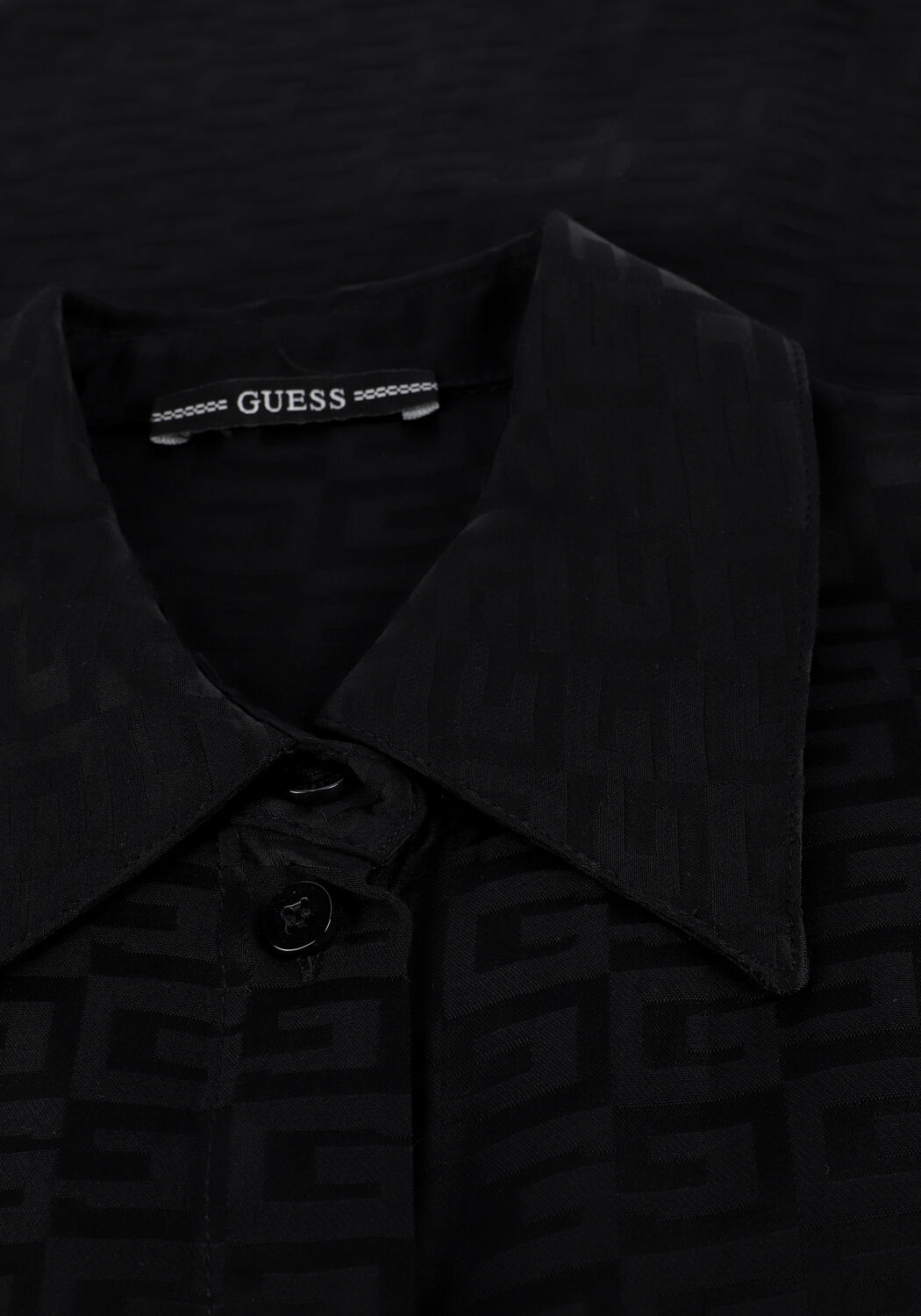 Zwarte GUESS Blouses LS LOLA SHIRT - large