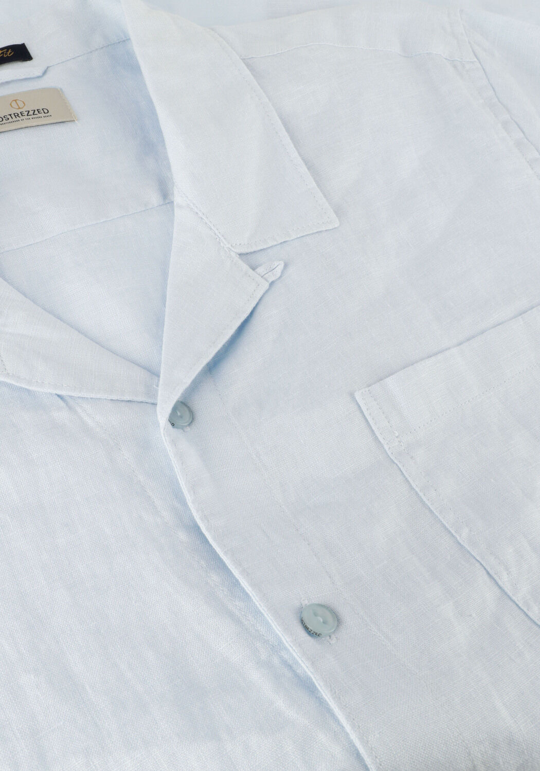 Blauwe DSTREZZED Casual overhemd DS_COLTER RESORT SHIRT - large