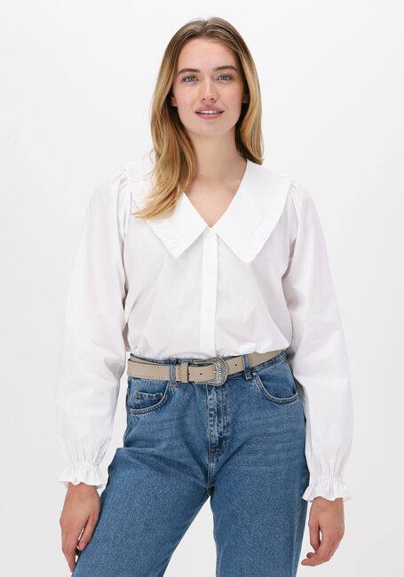 Witte ENVII Blouses ENBRAWLEY LS V-N SHIRT 6731 - large