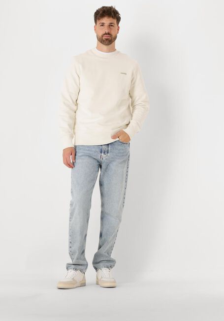 Ecru CALVIN KLEIN Trui CALVIN KLEIN LABEL CREW NECK - large