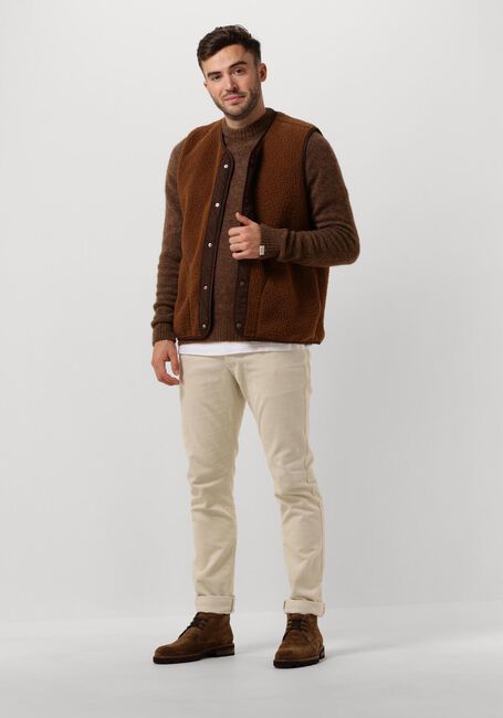 Bruine FORÉT Trui ALPINE ALPACA KNIT - large