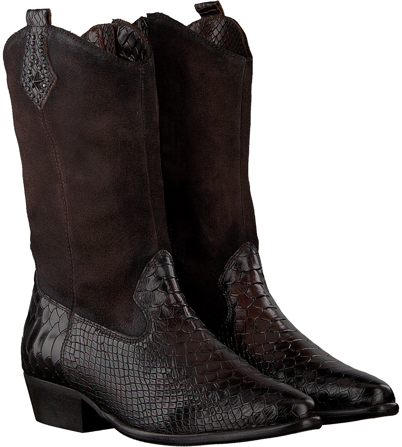 Bruine OMODA Enkellaarsjes 760202 | Omoda