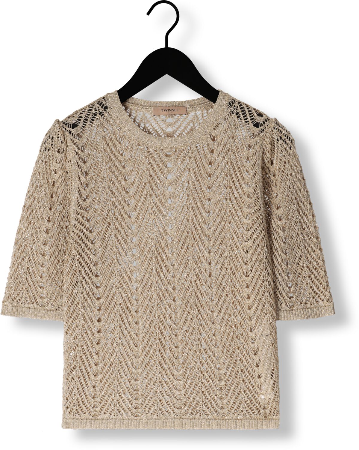 TWINSET MILANO Dames Truien & Vesten Knitted Sweater Goud