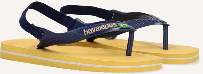Gele HAVAIANAS Teenslippers BABY BRASIL LOGO II Gele HAVAIANAS Teenslippers BABY BRASIL LOGO II - large