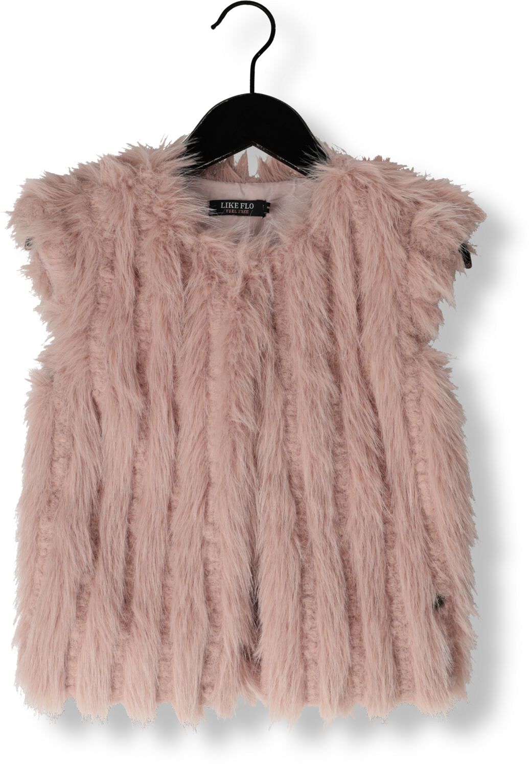 LIKE FLO Meisjes Blazers Doutze Fur Bodywarmer Lichtroze