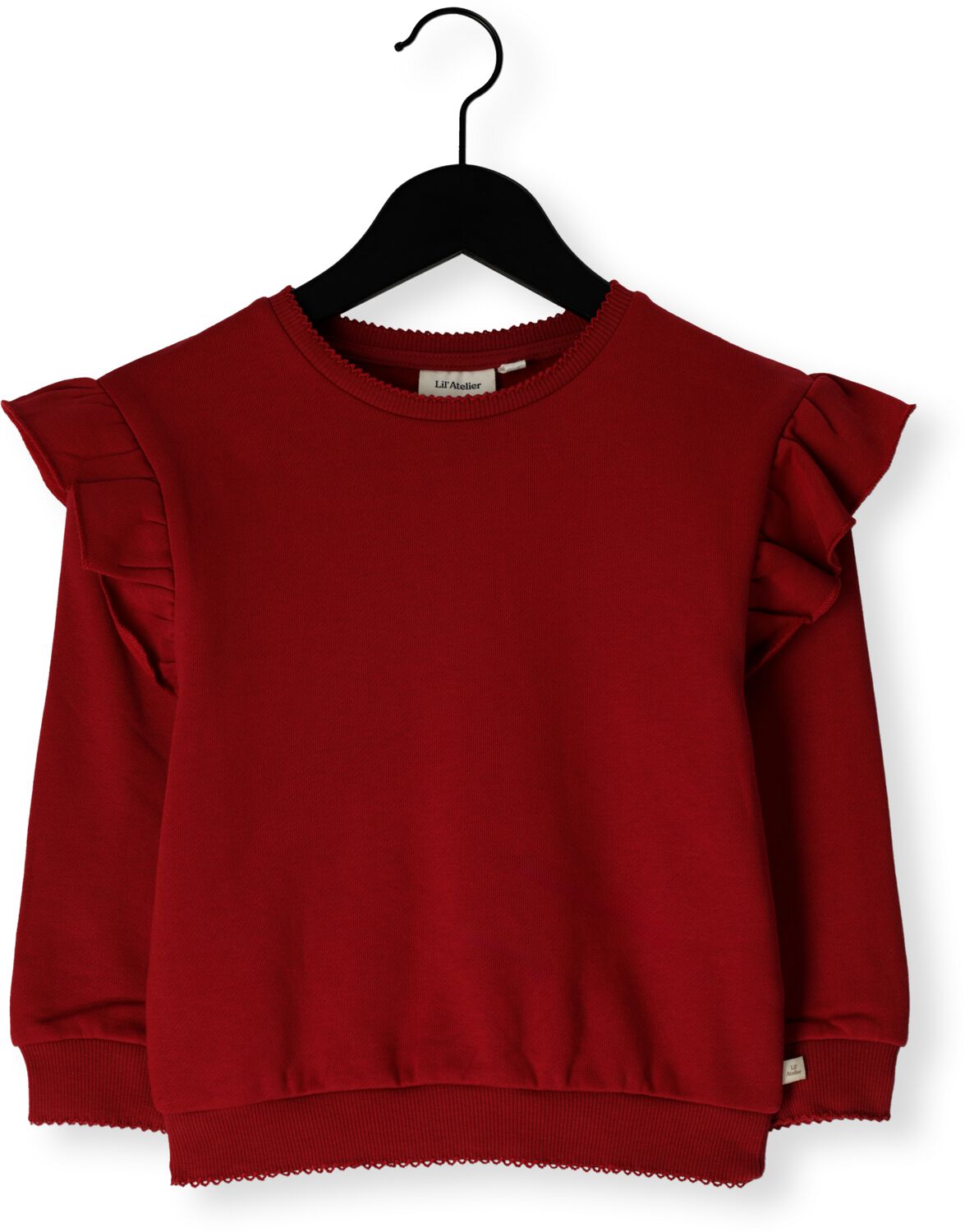 LIL' ATELIER Meisjes Truien & Vesten Nmfkilano Ls Loose Sweat Lil Rood