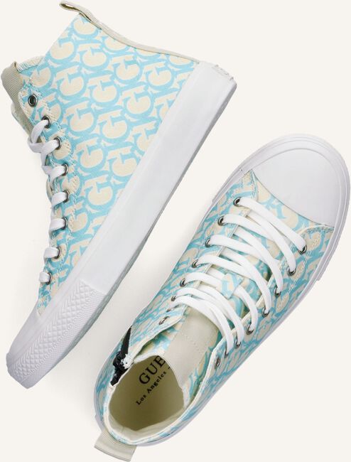 Blauwe GUESS Hoge sneaker EDERLA HI Blauwe GUESS Hoge sneaker EDERLA HI - large