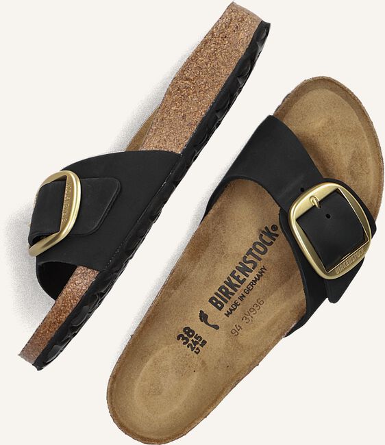 Zwarte BIRKENSTOCK Slippers MADRID BIG BUCKLE Zwarte BIRKENSTOCK Slippers MADRID BIG BUCKLE - large
