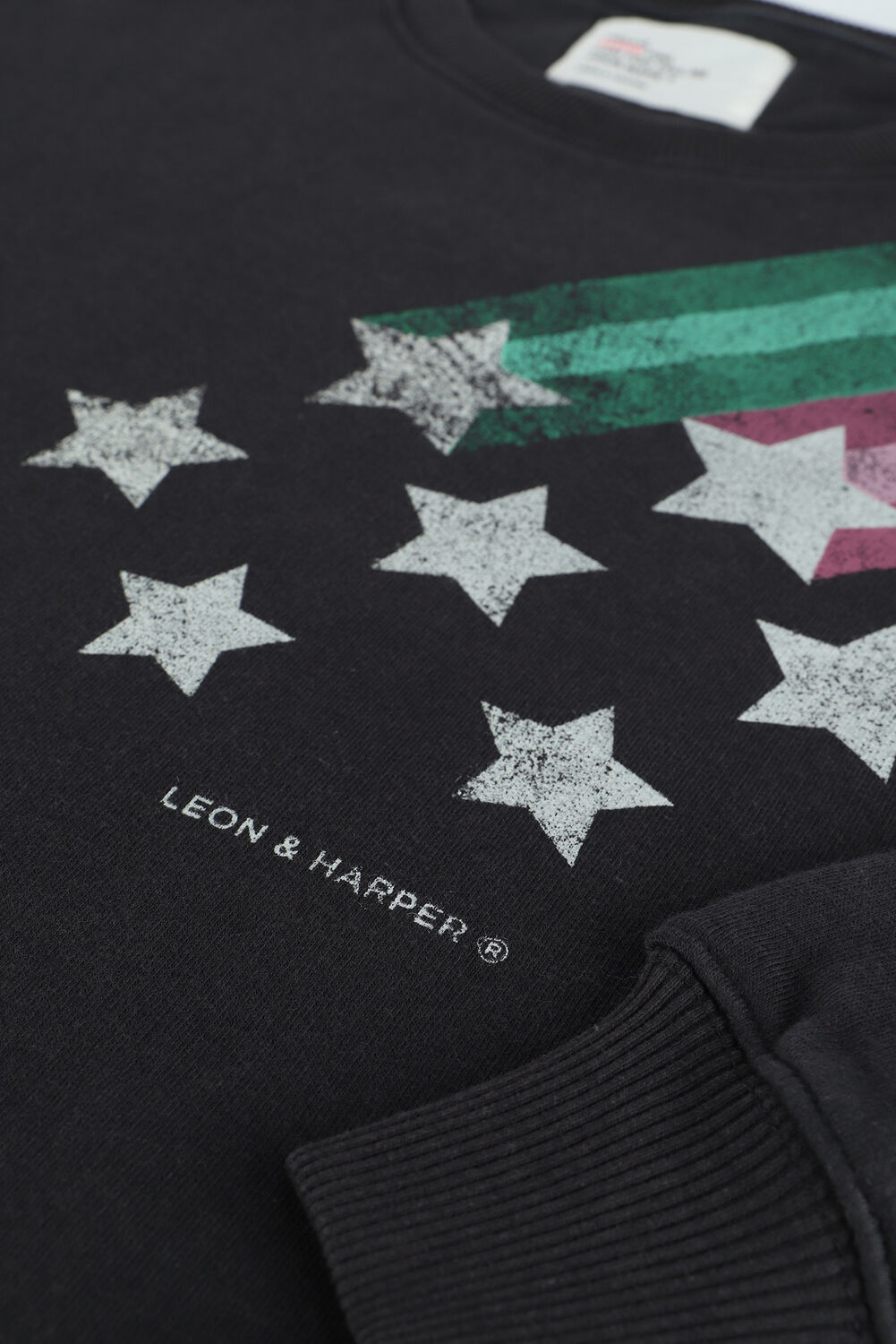 Grijze LEON & HARPER Sweater SORTIE JC55 COMET - large