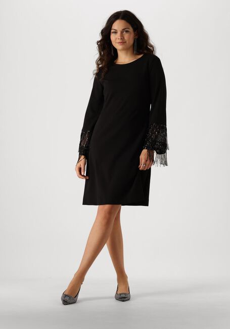 Zwarte ANA ALCAZAR Mini jurk MODERN MIX DRESS - large
