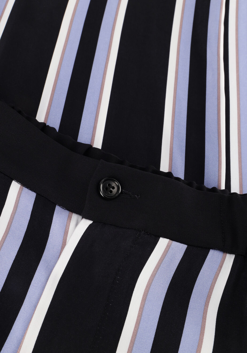 Zwarte VANILIA Wijde broek STRIPED WIDE LEG - large