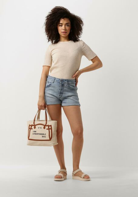 Lichtblauwe REPLAY Shorts ANYTA SHORT Lichtblauwe REPLAY Shorts ANYTA SHORT - large