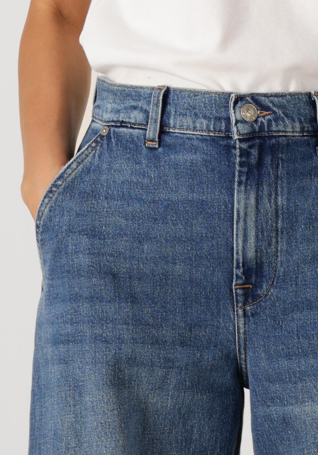 7 FOR ALL MANKIND Dames Jeans Bonnie Trouser Blauw