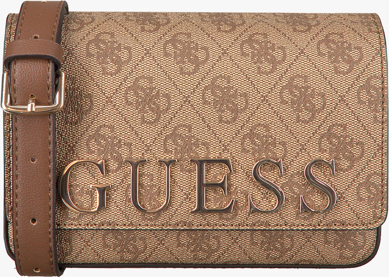 Grijze GUESS Heuptas BLUEBELLE CROSSBODY BELT BAG Omoda