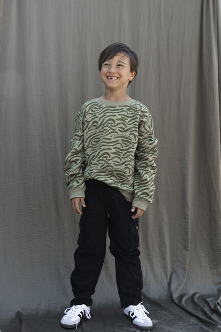 Groene AMMEHOELA Sweater ROCKY - large