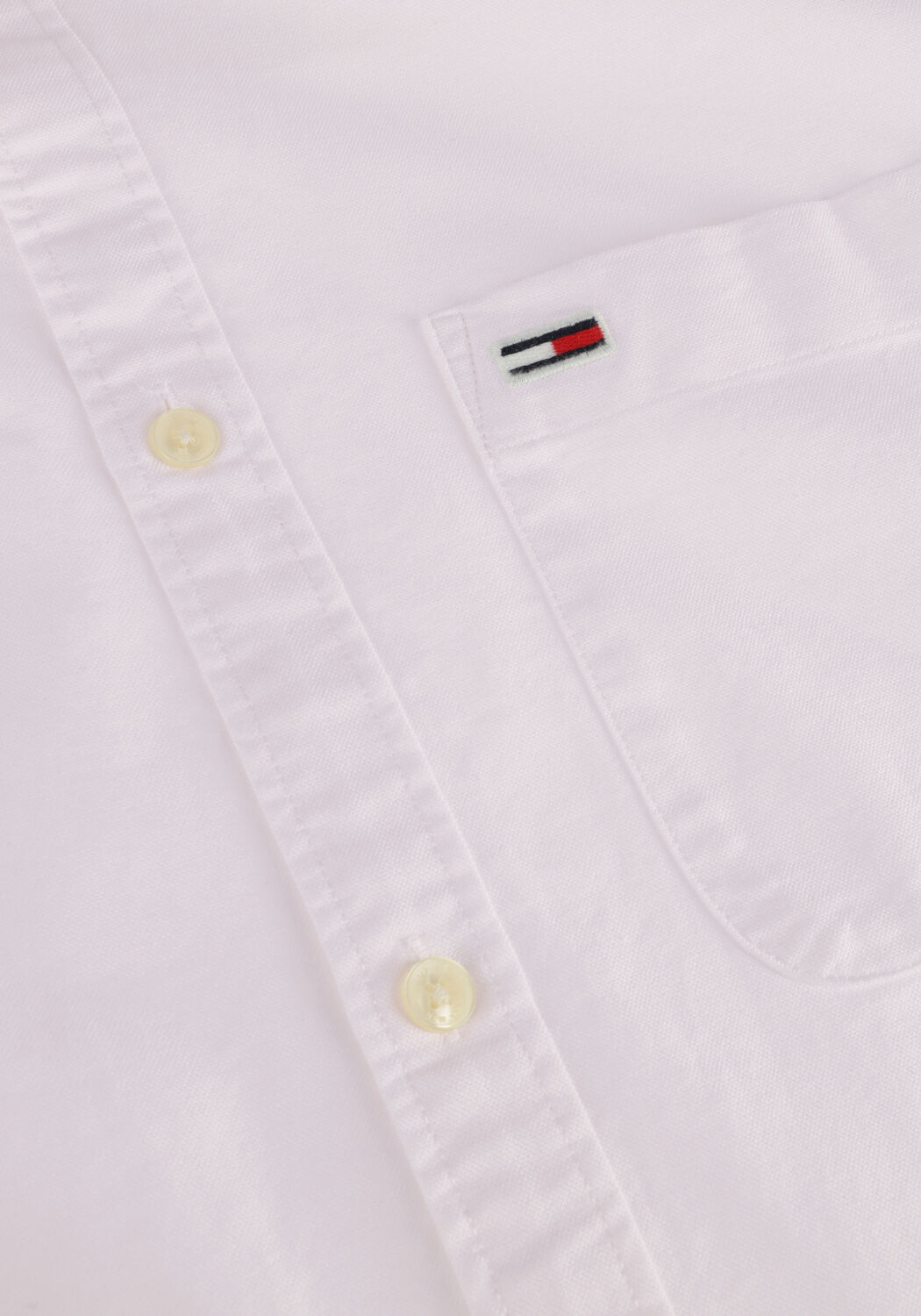 Witte TOMMY JEANS Klassiek overhemd TJM REG OXFORD SHIRT - large