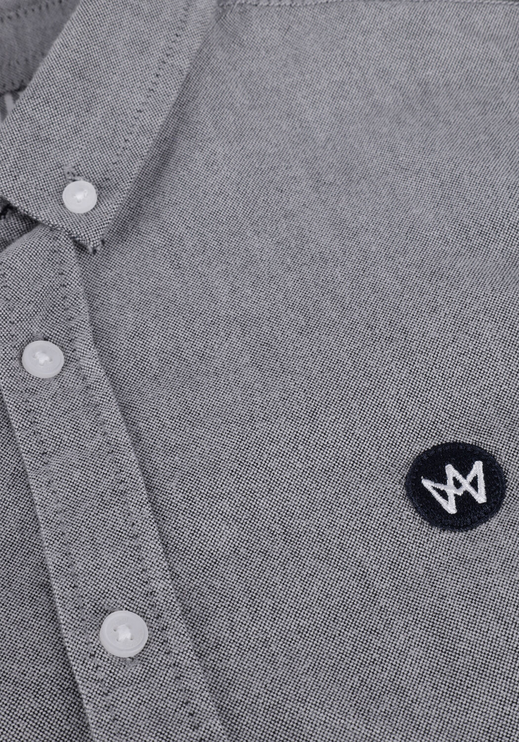 Zwarte KRONSTADT Klassieke overhemden JOHAN KIDS OXFORD SHIRT - large