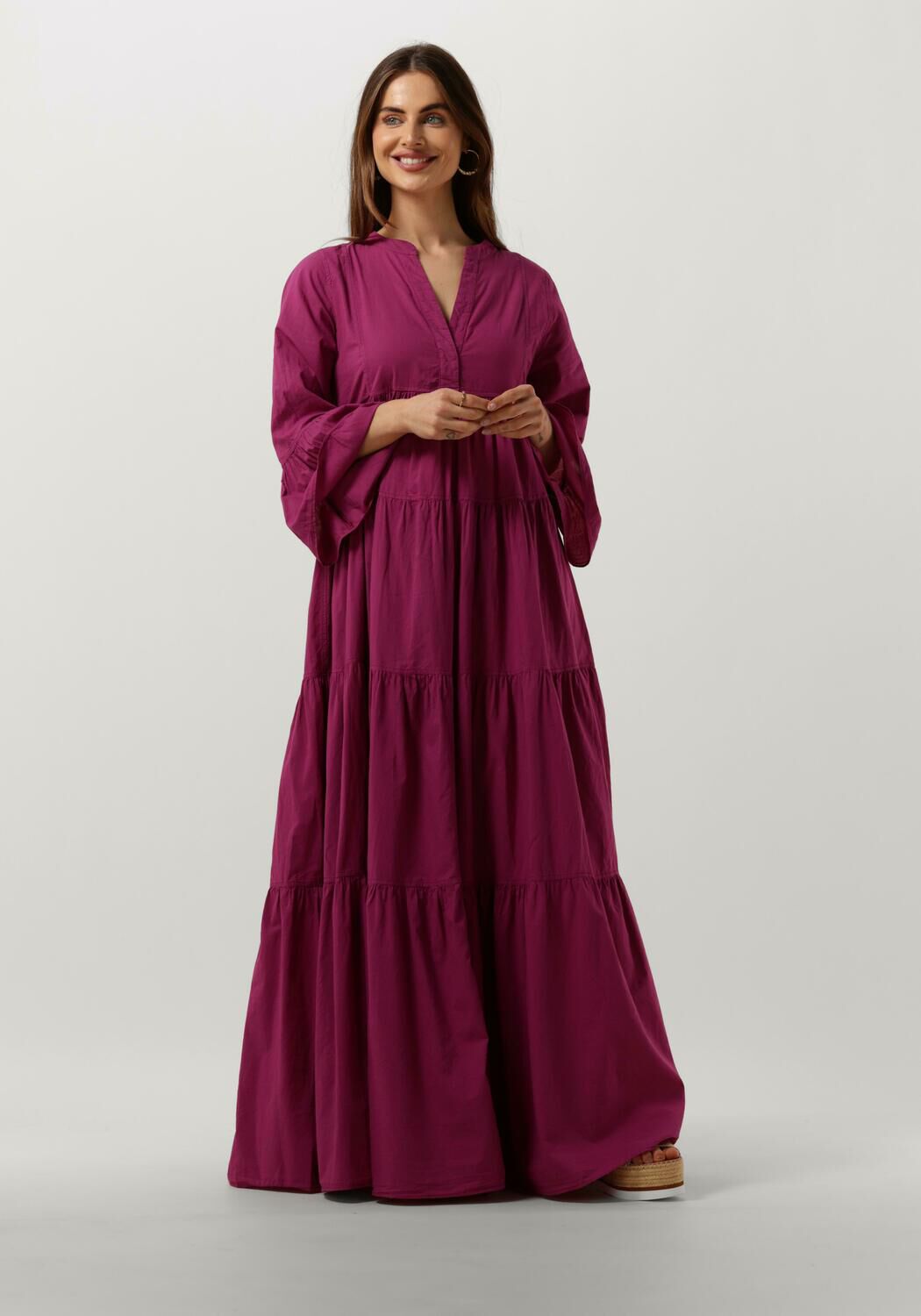 paarse devotion maxi jurk kamares
