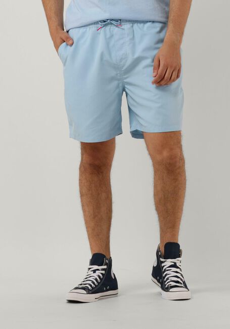 Lichtblauwe SCOTCH & SODA Zwembroeken MID LENGTH - SOLID SWIMSHORT - large