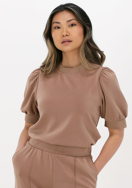Beige Y.A.S. Sweater YASCOMO SS SWEAT - large