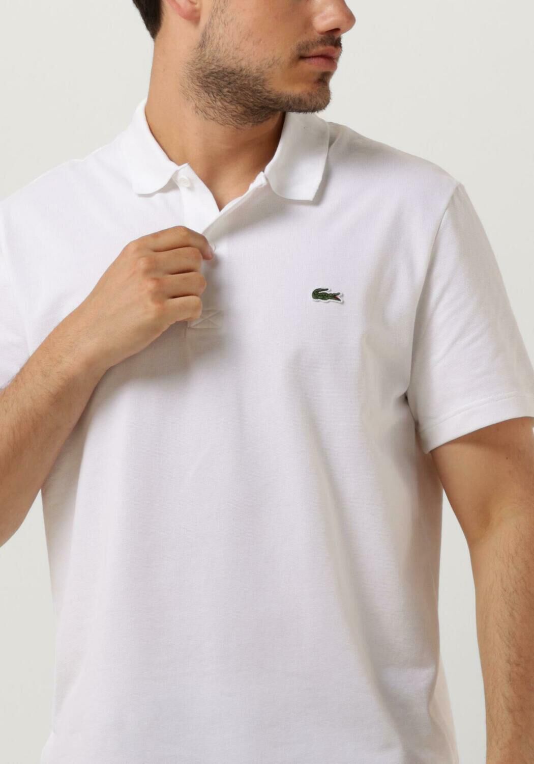 White outlet lacoste polo
