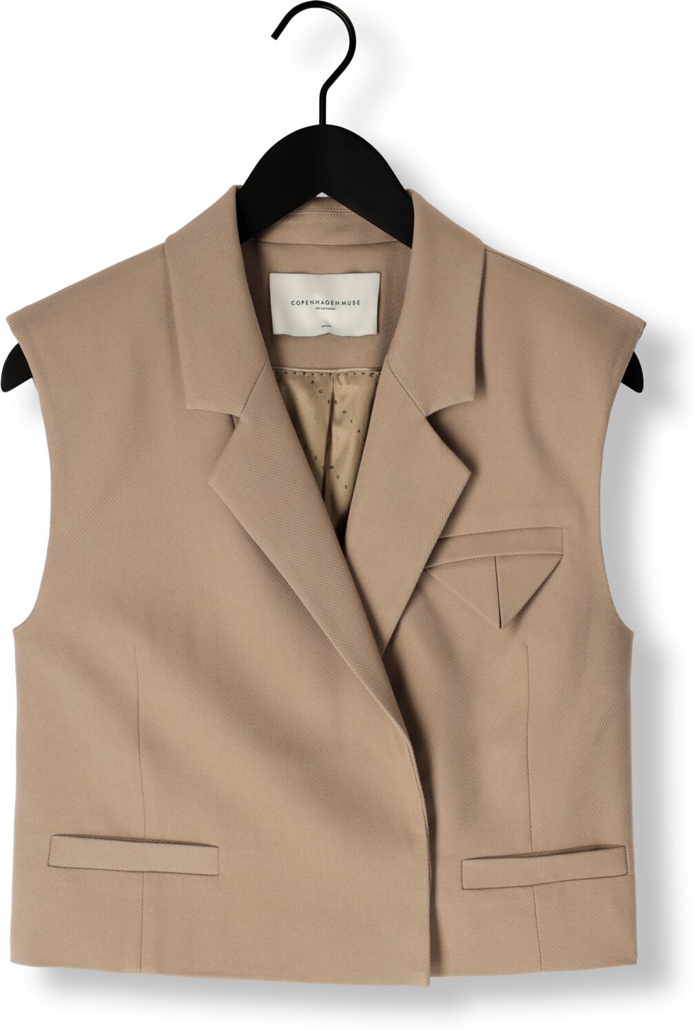 COPENHAGEN MUSE Dames Blazers Cmtailor-short Waiscoat Camel