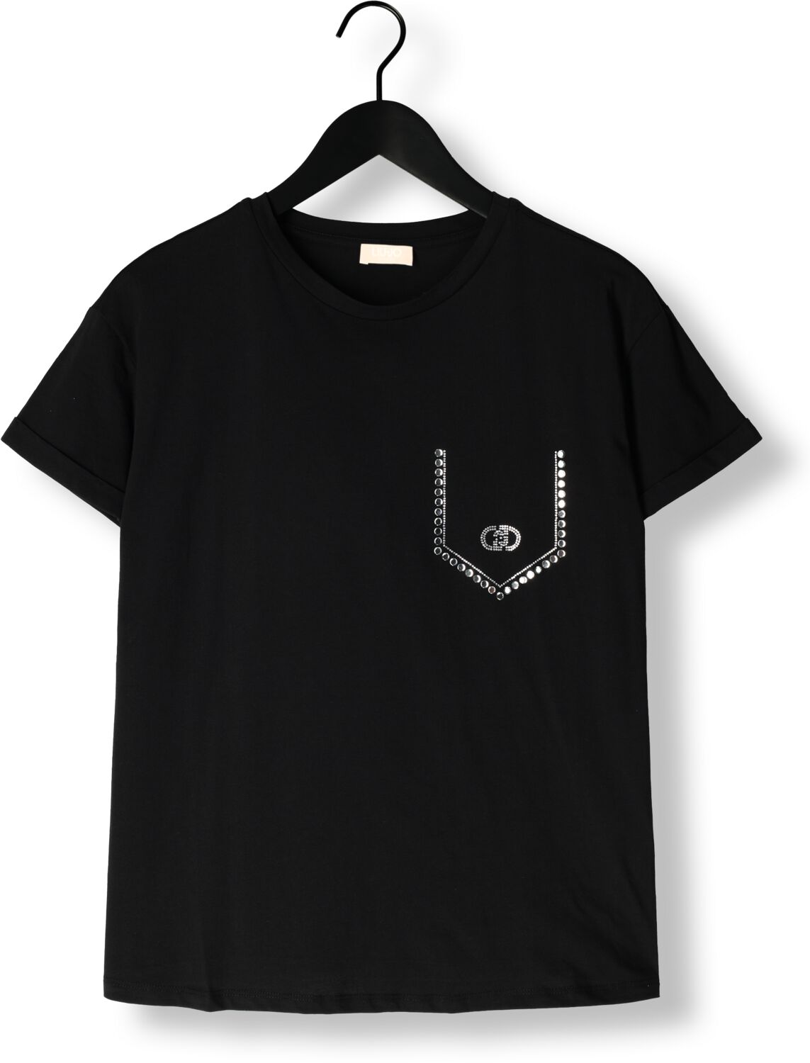 LIU JO Dames Tops & T-shirts Ecs T-shirt Moda M c Zwart