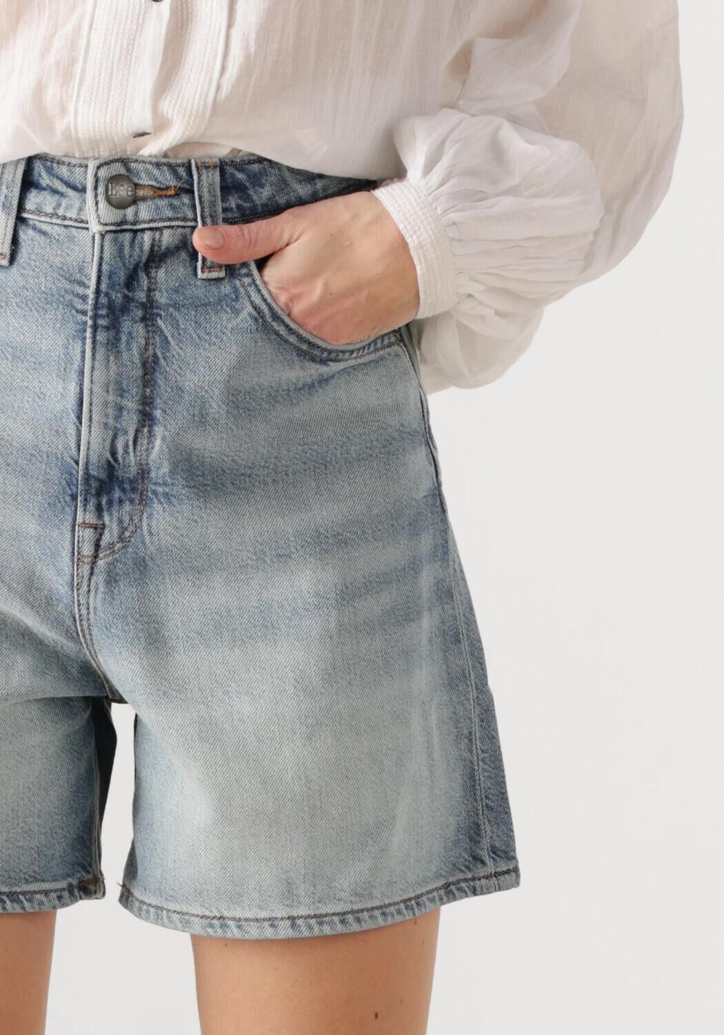 LEE Dames Jeans Stella Short Lichtblauw