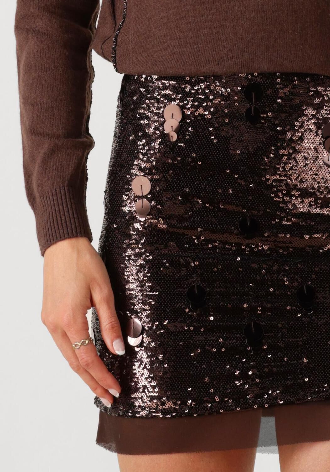 SILVIAN HEACH Dames Rokken Mini Skirt Flove Metallic