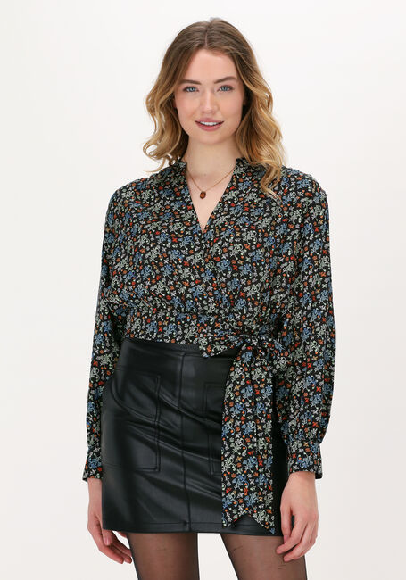 Zwarte SCOTCH & SODA Top PRINTED LONG-SLEEVED RECYCLED - large