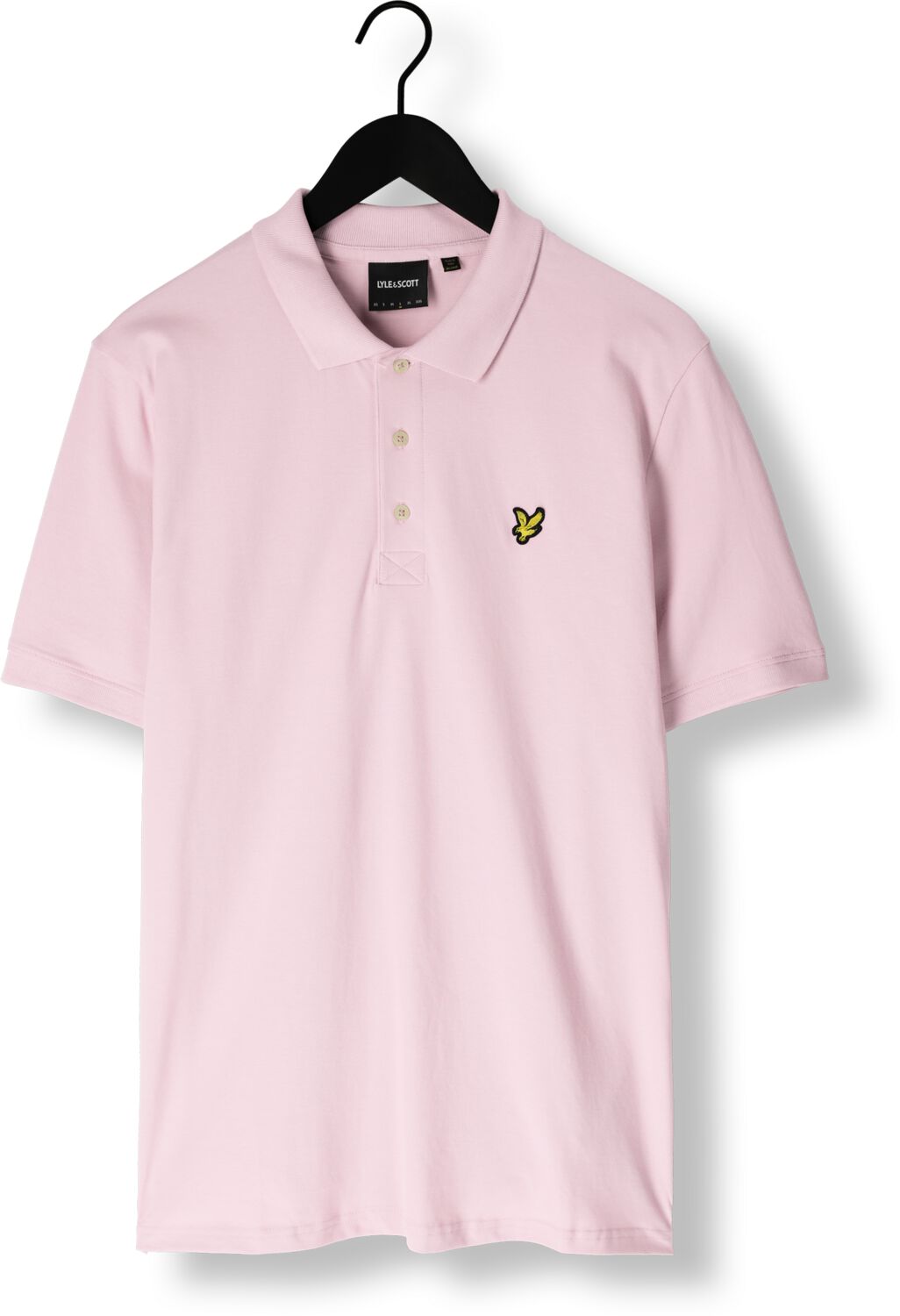LYLE & SCOTT Heren Polo's & T-shirts Plain Polo Shirt Lichtroze