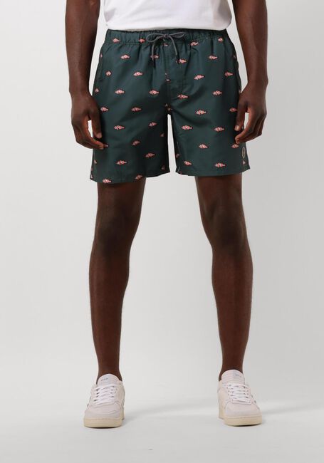 Groene SHIWI  MEN SWIMSHORT CLOWNFISH - large