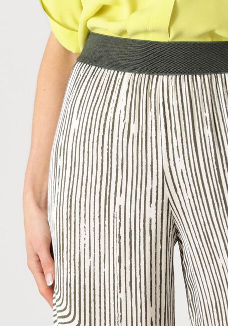 Groene CAROLINE BISS Wijde broek 1555 - large