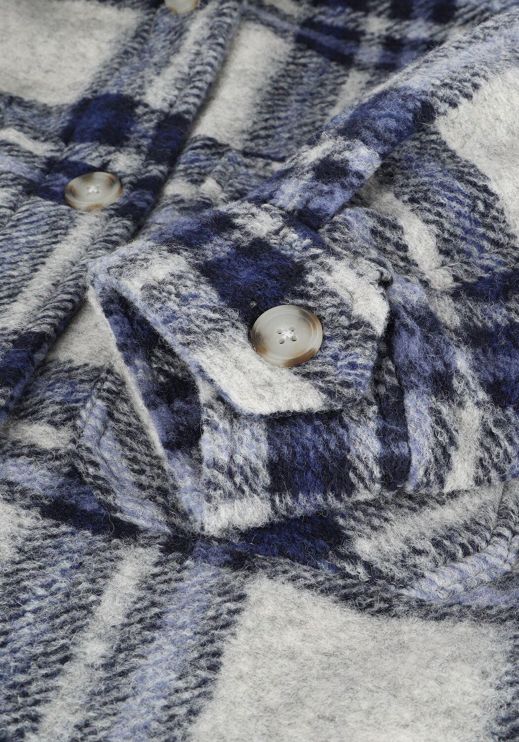 Blauwe ENVII Blouses ENALDER JACKET 6848 - large