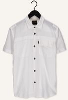 Witte PME LEGEND Casual overhemd SHORT SLEEVE SHIRT CTN/LINEN Witte PME LEGEND Casual overhemd SHORT SLEEVE SHIRT CTN/LINEN - medium