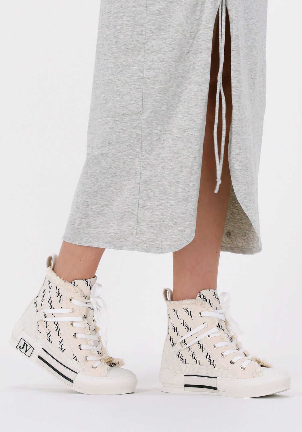 Witte JOSH V Hoge sneakers SHELLY - large