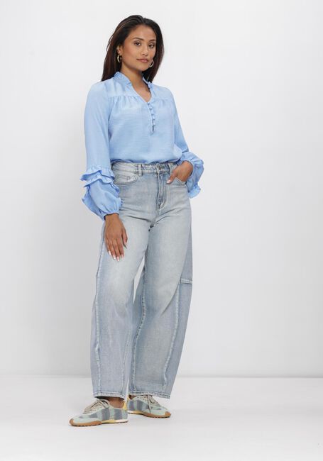 Lichtblauwe YDENCE Blouses BLOUSE JACKY - large