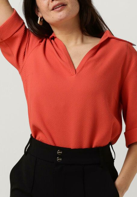 Oranje VANILIA Top WAFEL SHIRT - large