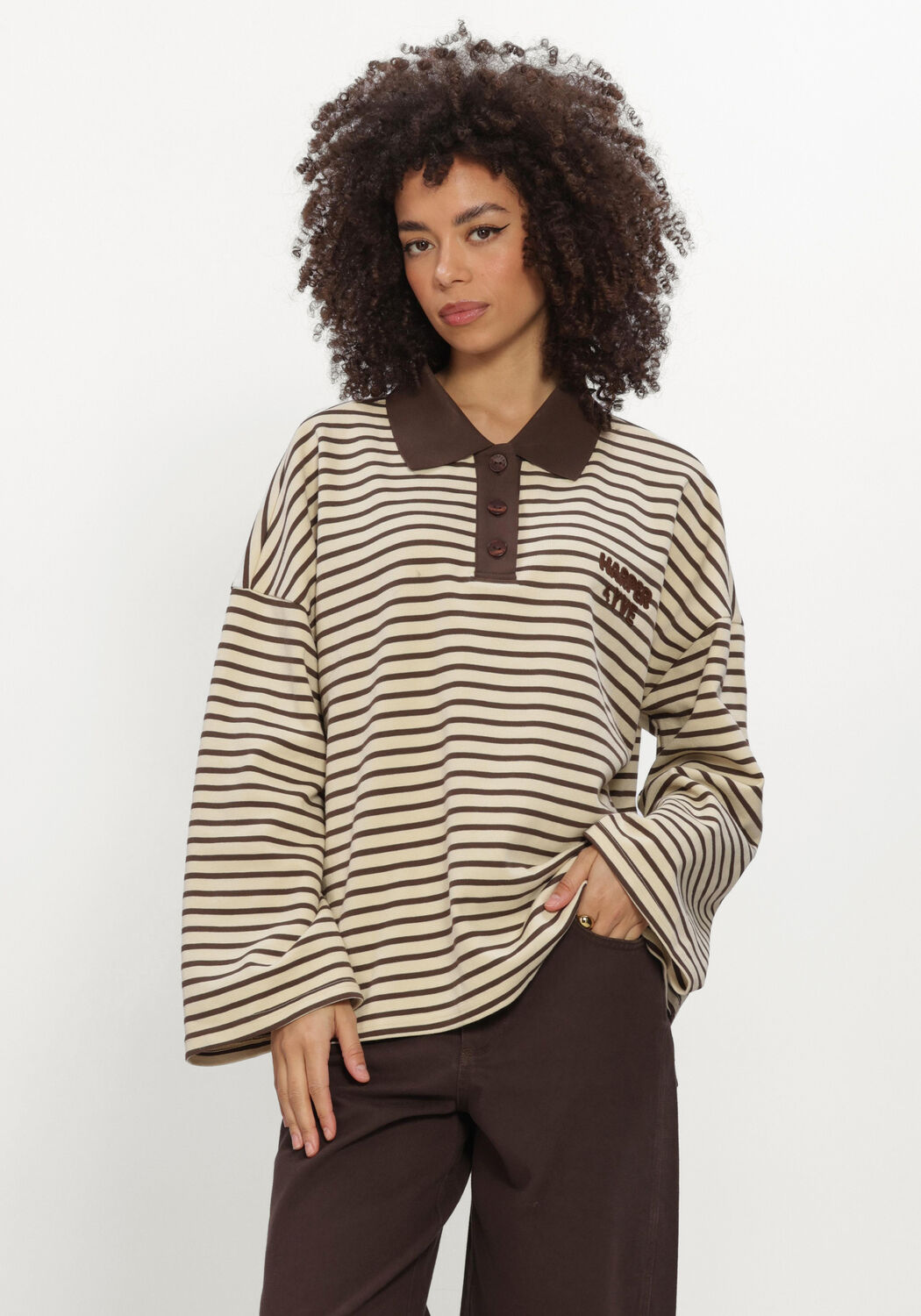 Creme HARPER & YVE longsleeve POLLIE-JU - large