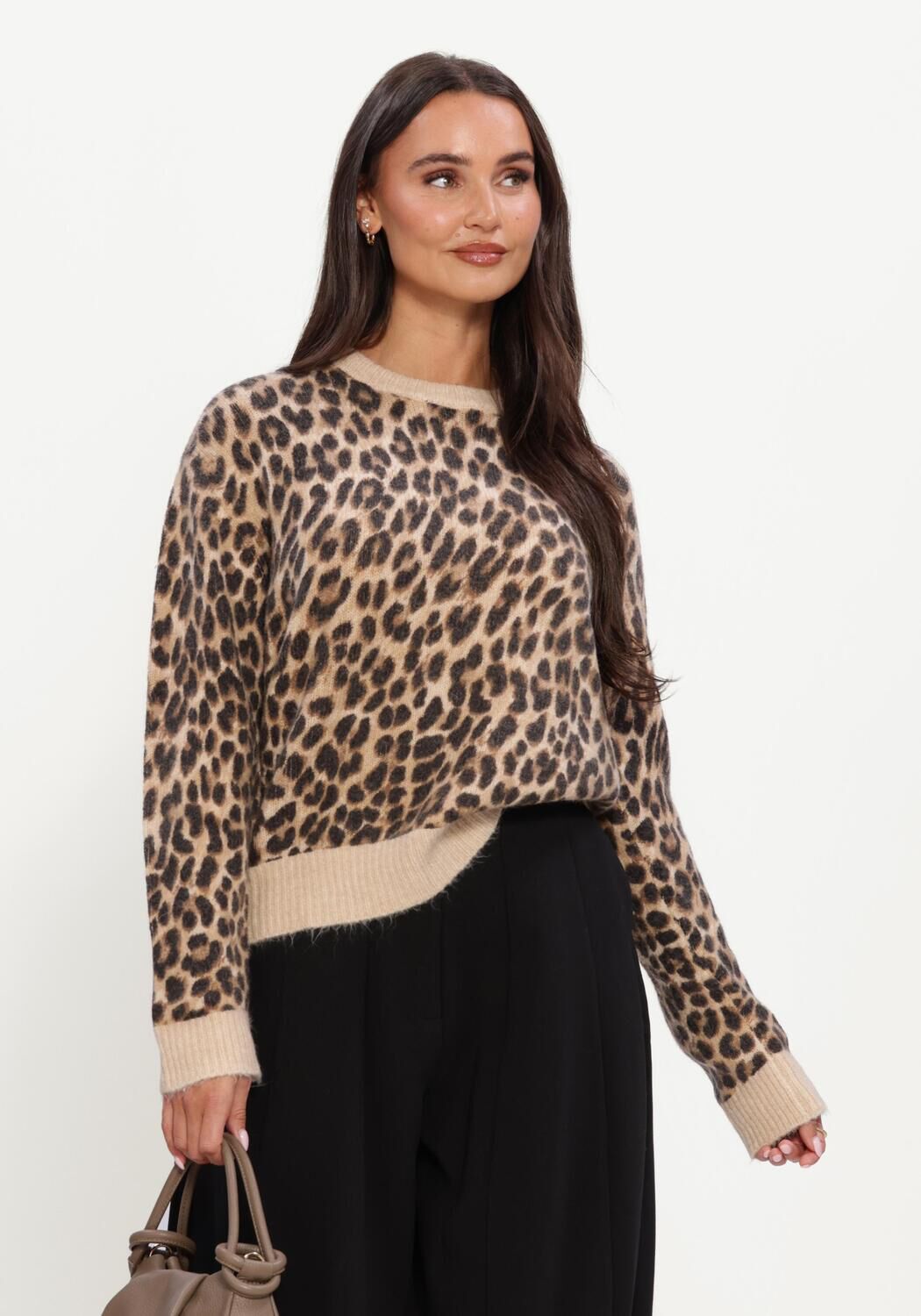 Beige GRACE & MILA Trui PULLOVER - large