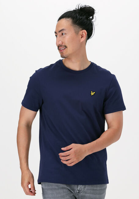 Blauwe LYLE & SCOTT T-shirt PLAIN T-SHIRT - large