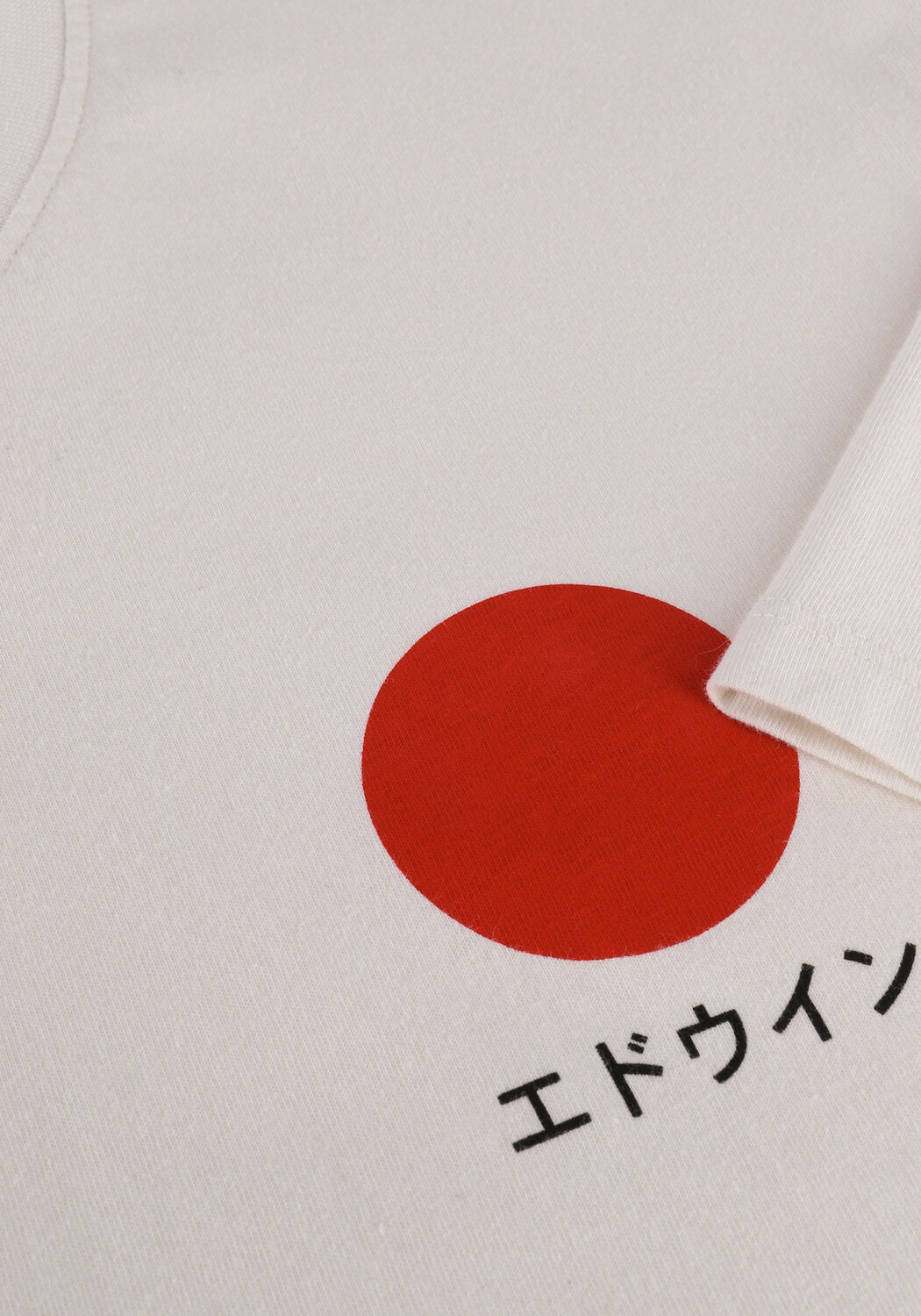 Gebroken wit EDWIN T-shirt JAPANESE SUN TS - large