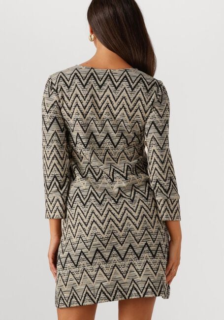 Beige ANA ALCAZAR Mini jurk A SHAPED DRESS - large