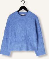 Blauwe CO'COUTURE Trui BENAL CABLE O-KNIT Blauwe CO'COUTURE Trui BENAL CABLE O-KNIT - medium