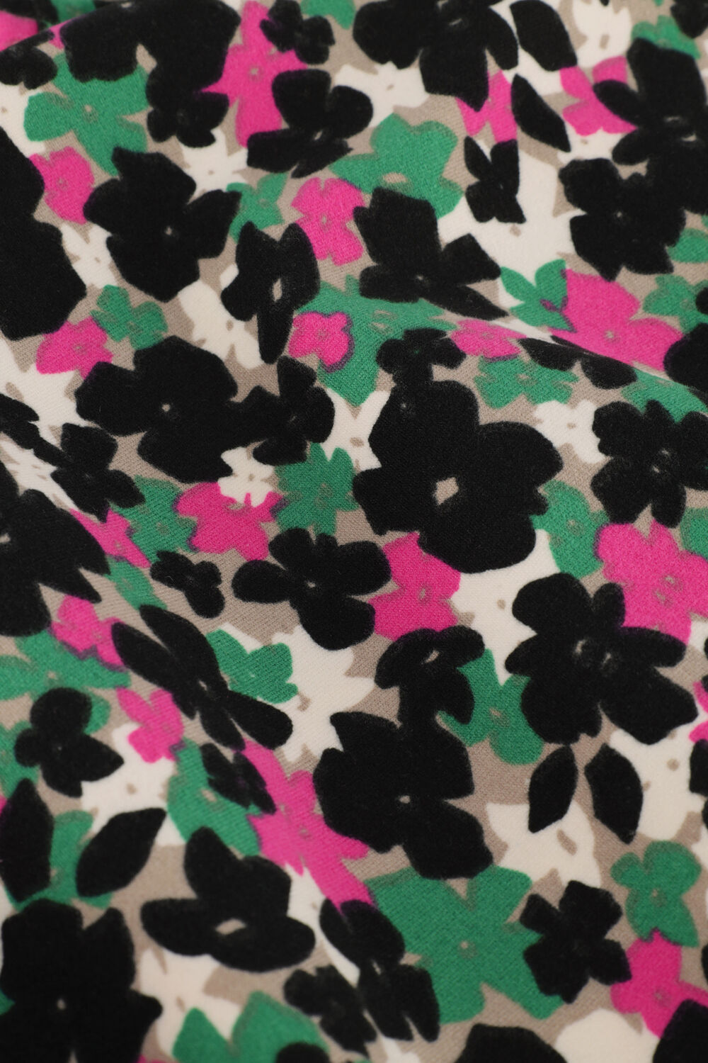 Multi COLOURFUL REBEL Flared broek CUTE FLOWER PEACHED EXTRA FLARE PANTS - large