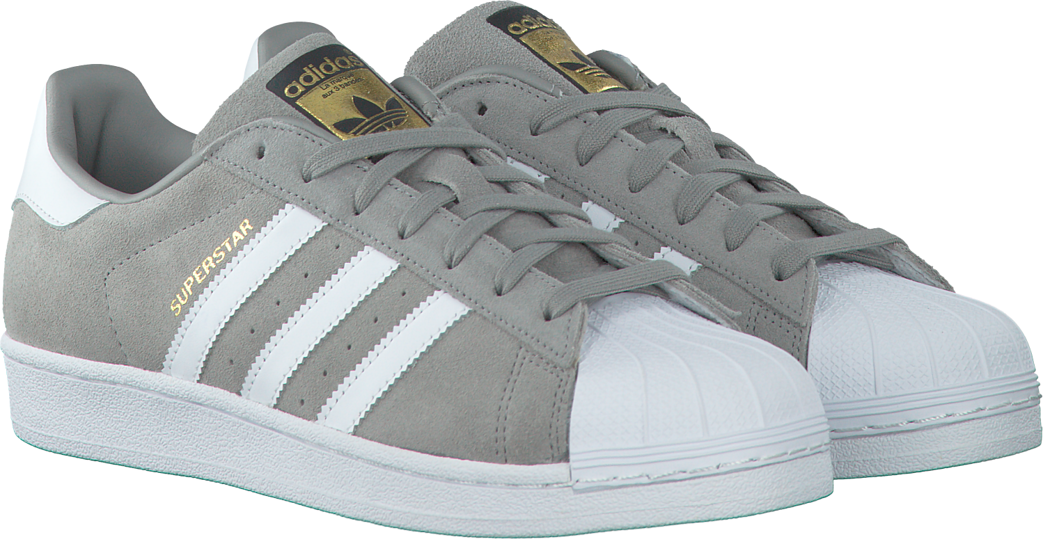 adidas superstar 2 heren grijs
